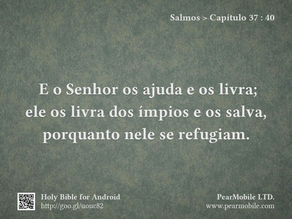 Salmos, Capítulo 37:40